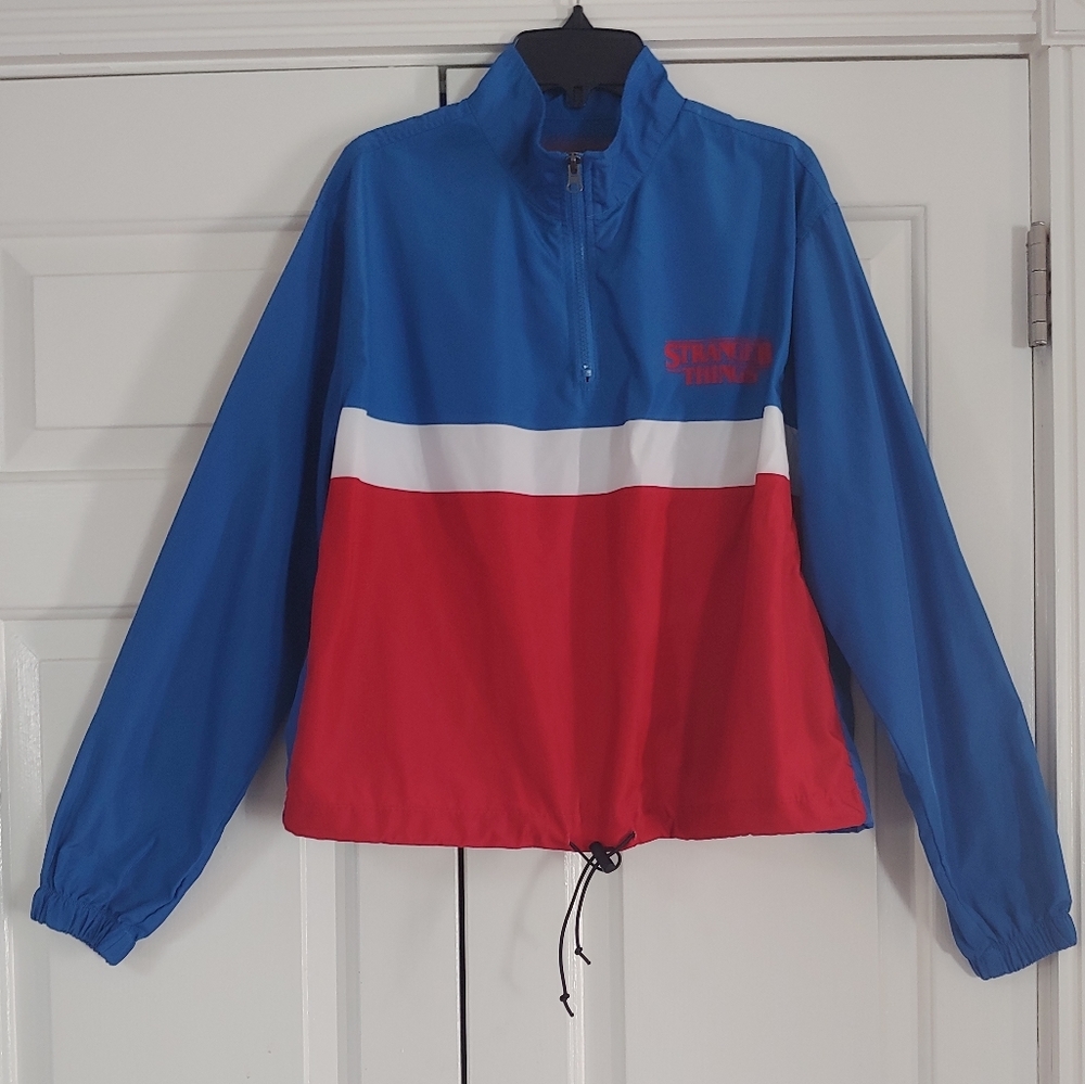 Stranger Things Netflix Lightweight size S windbreaker jacket pullover